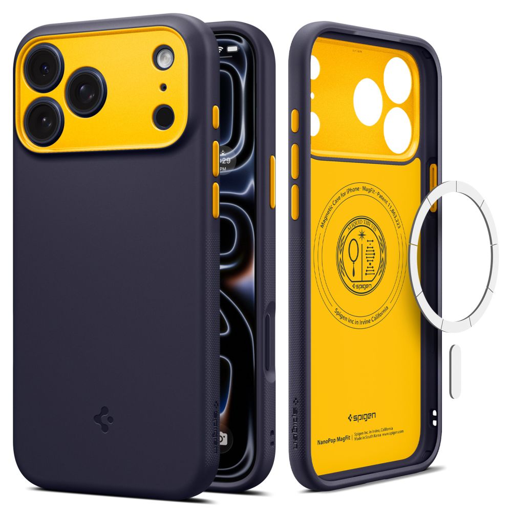 Spigen Nano Pop Magsafe Iphone 17 Pro Max / 18 Pro Max Blåbær Marineblå