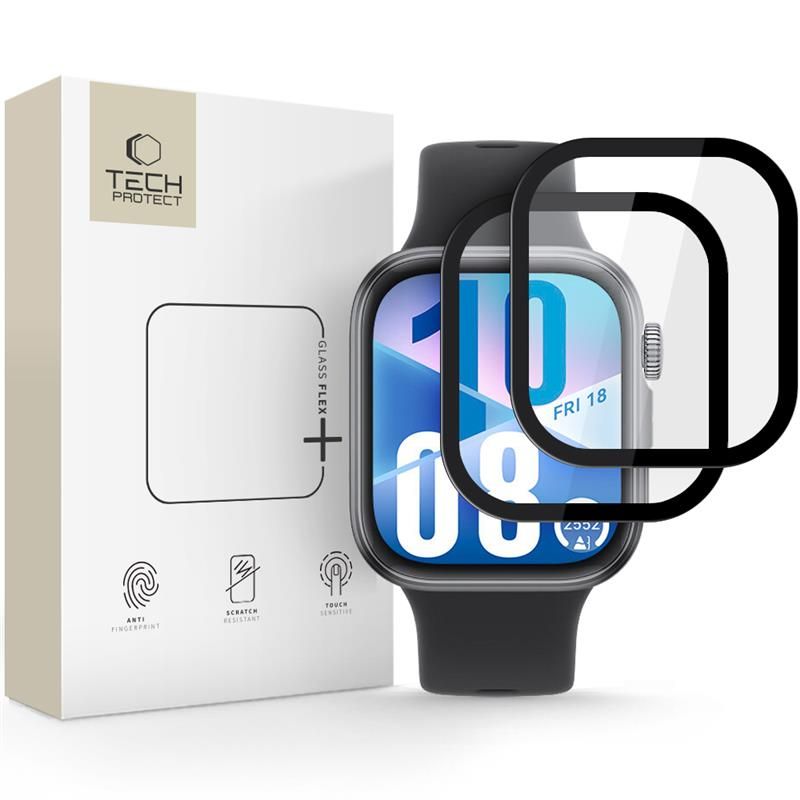 Hybridglas Tech Protect Glass Flex+ 2 Pack Huawei Watch Fit 3 Sort