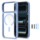 Tech Protect Magmat Magsafe Cc Iphone 17 Pro / 18 Pro Lysblå/Klar