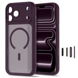 Tech Protect Magpeak Magsafe Cc Iphone 17 Pro / 18 Pro Mat Burgundy