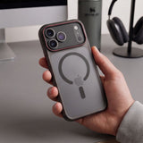 Tech Protect Magcam Magsafe Iphone 17 Pro Max / 18 Pro Max Mat Sort/Rød
