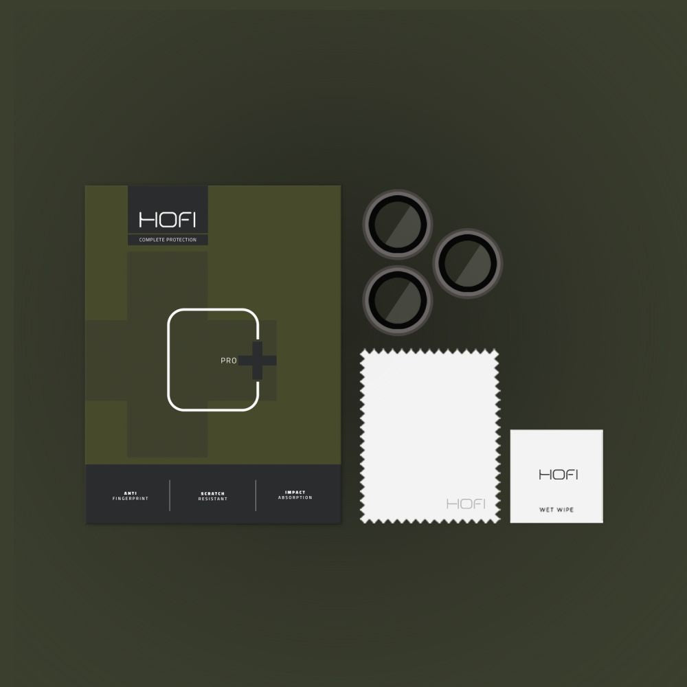 Kamera Beskyttelse Hofi Camring Pro+ Iphone 14 Pro / 14 Pro Max Sort
