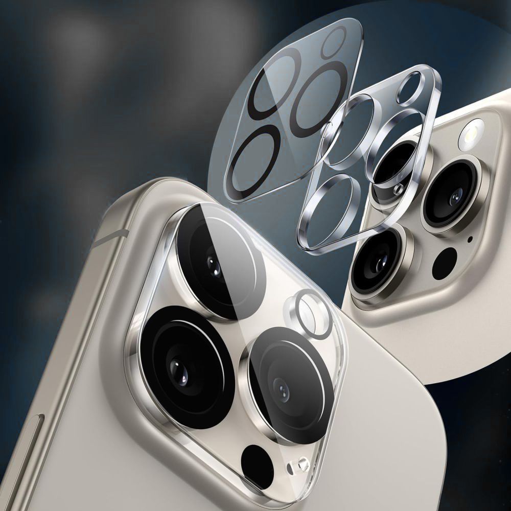 Kamera Beskyttelse Tech Protect Cam Fit+ Iphone 14 / 14 Plus / 15 / 15 Plus Clear