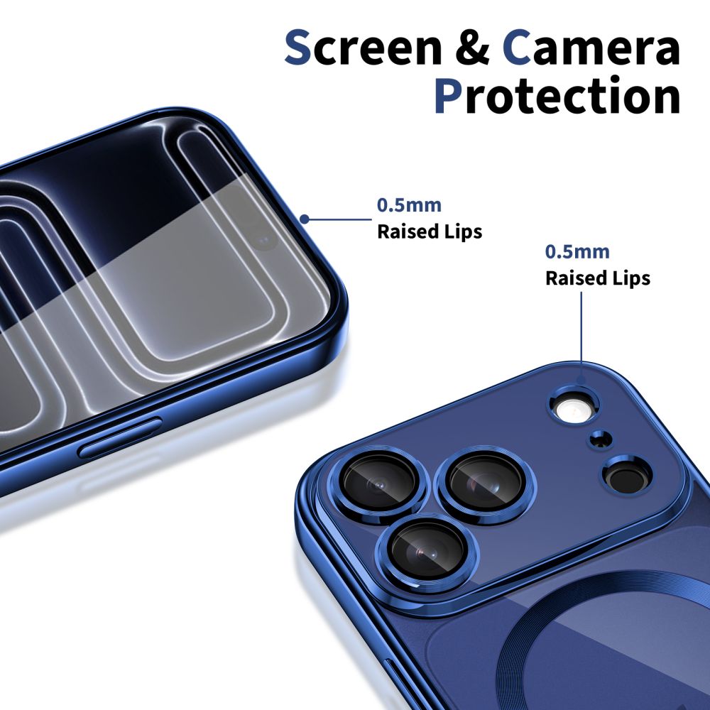 Tech Protect Magflex Magsafe Iphone 17 Pro Shiny Deep Blue