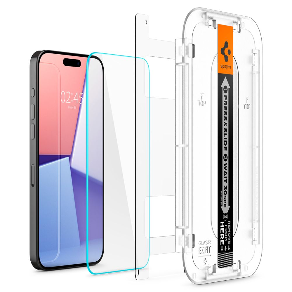 Hærdet Glas Spigen Glas.Tr ”Ez Fit” 2 Pack Iphone 15 Pro Clear