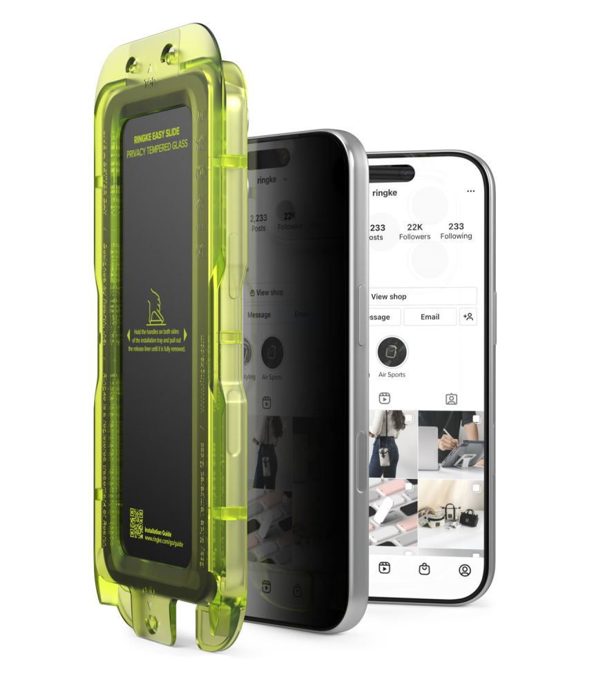Privacyglas Ringke Easy Slide 2 Pack Iphone 18 Pro Privacy