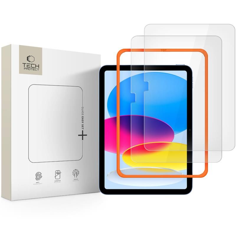 Hærdet Glas Tech Protect Easy Set+ 2 Pack Ipad 10,9” 10 / 2022 / 11” 11 / 2025 Clear