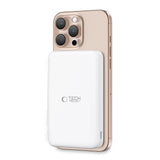 Tech Protect Pb24 Lifemag Qi2 Magsafe Powerbank 10000 M Ah Hvid
