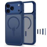 Tech Protect Magmat Magsafe Cc Iphone 17 Pro Max / 18 Pro Max Mat Dyb Blå