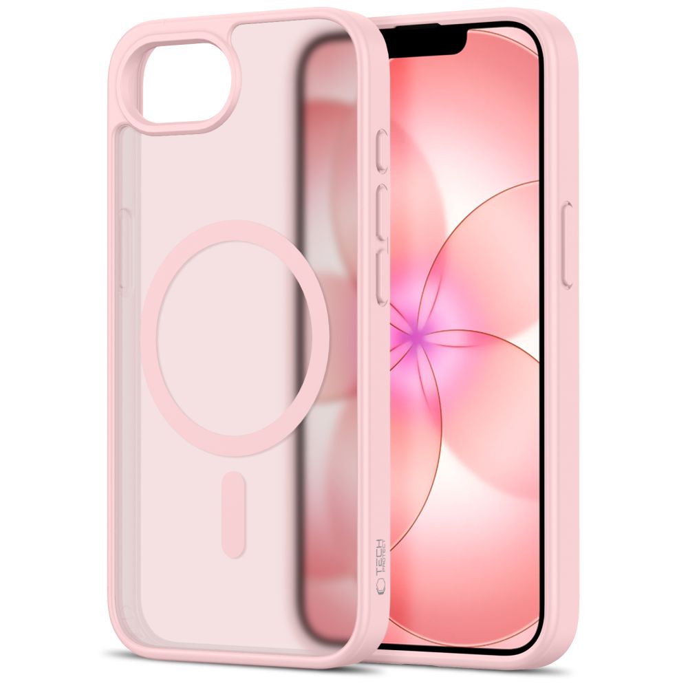 Tech Protect Basicmag Magsafe Iphone 16 E / 17 E Mat Soft Pink