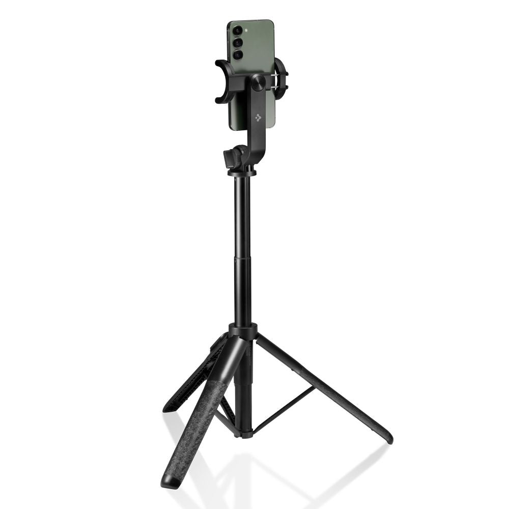 Spigen S560 W Bluetooth Selfie Stick Langt Stativ Sort
