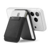 Spigen S314 4 Slim Fold Stativ Tegnebog Magsafe Sort