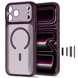 Tech Protect Magprime Magsafe Cc Iphone 17 Pro Max / 18 Pro Max Mat Burgundy