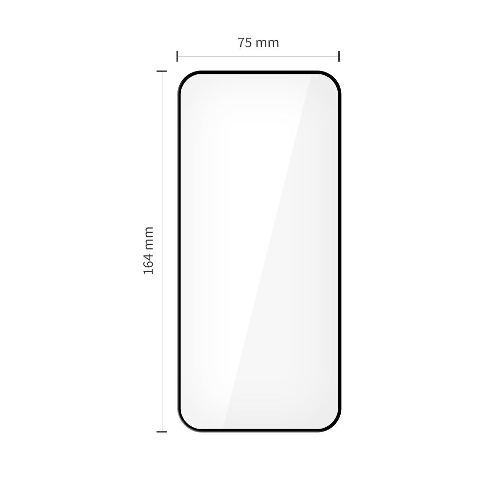 Hærdet Glas Tech Protect Glass Fit+ 2 Pack Xiaomi Redmi 15 4 G / 5 G Sort