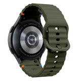 Tech Protect Silikone Sport Samsung Galaxy Watch 4 / 5 / 5 Pro / 6 / 7 / Fe Armygrøn