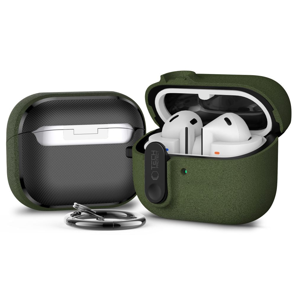 Tech Protect Slim Hook Samsung Galaxy Buds 3 / 3 Fe / 3 Pro Olivegrøn