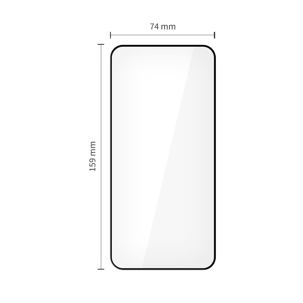Hærdet Glas Tech Protect Glass Fit+ 2 Pack Xiaomi 15 T / 15 T Pro Sort