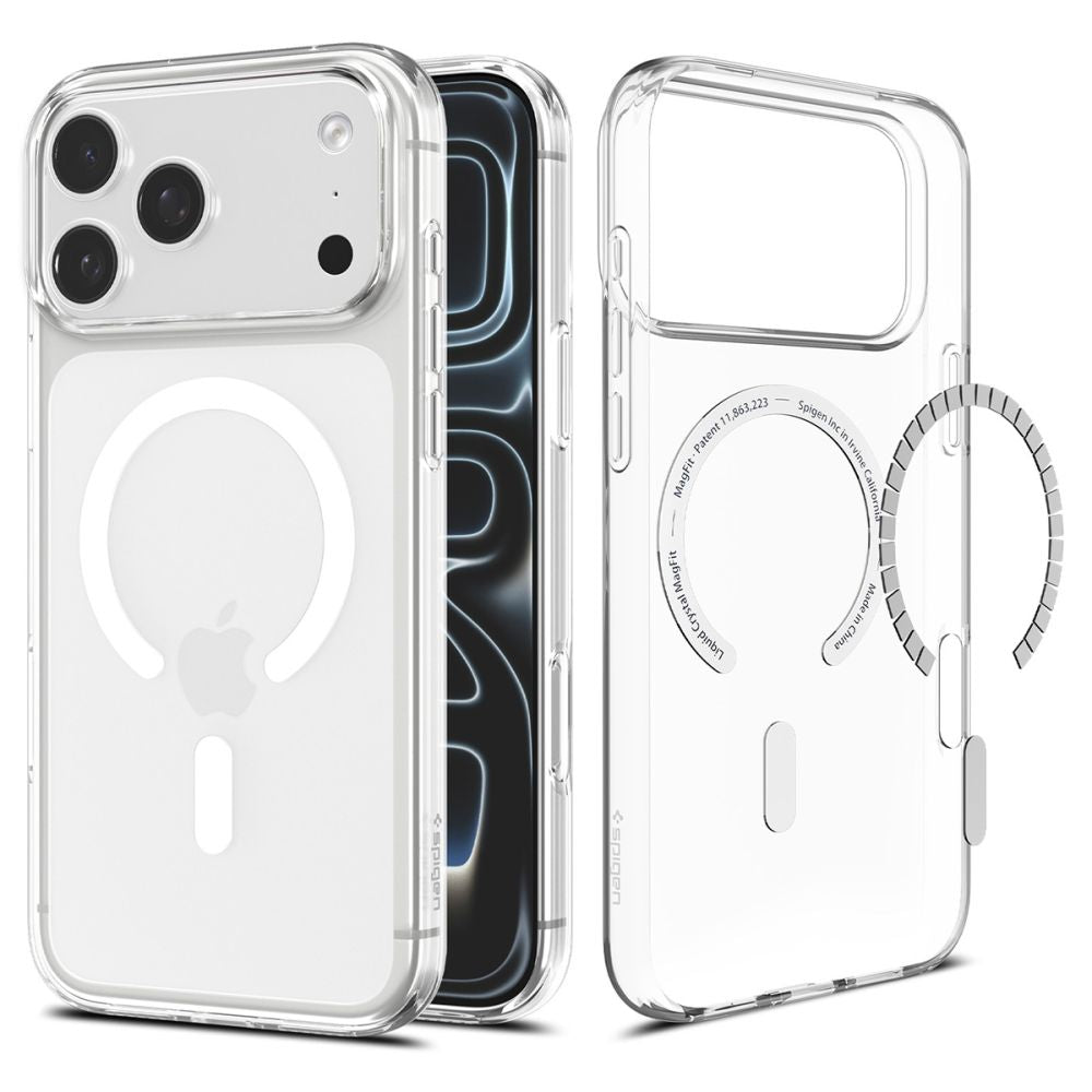 Spigen Liquid Crystal Magsafe Iphone 17 Pro / 18 Pro Klar/Hvid