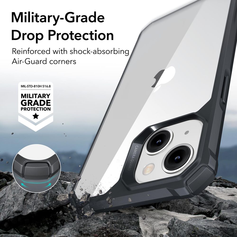 Esr Air Armor Iphone 14 Plus / 15 Plus Klar/Sort