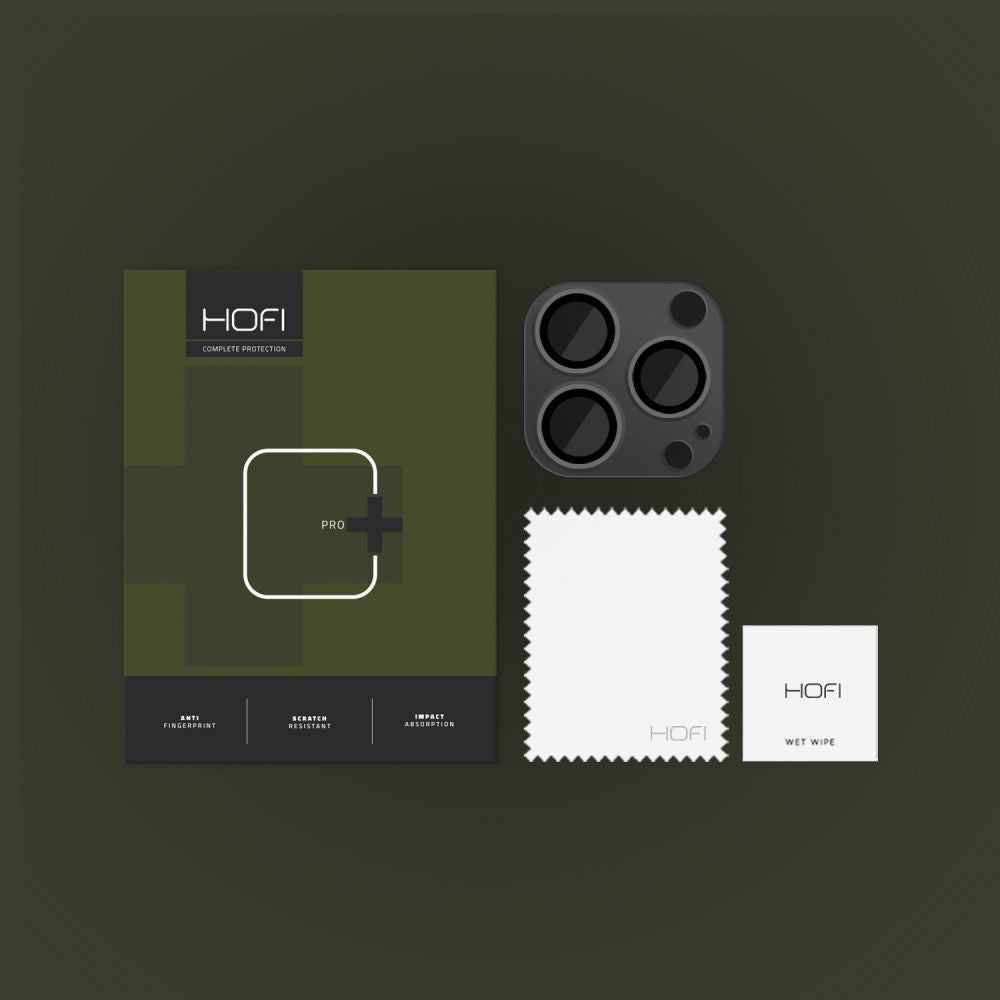 Kamera Beskyttelse Hofi Fullcam Pro+ Iphone 15 Pro / 15 Pro Max Sort