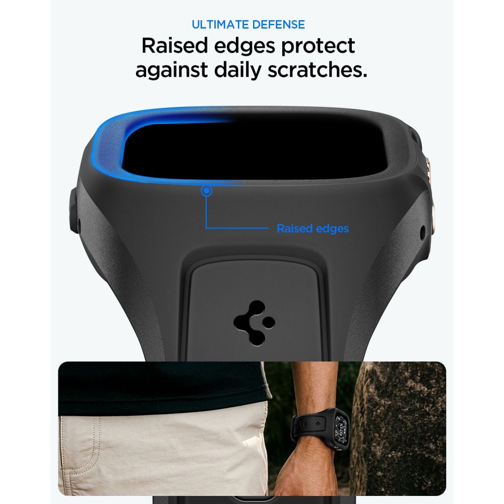 Spigen Liquid Air 'Pro' Apple Watch Ultra 1 / 2 / 3 / 4 (49 Mm) Sort