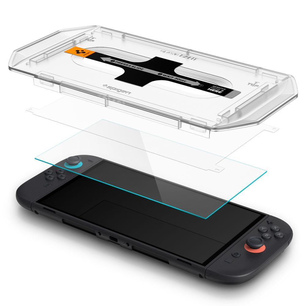 Hærdet Glas Spigen Glas.Tr ”Ez Fit” 2 Pack Nintendo Switch 2 Clear