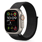 Tech Protect Nylon Apple Watch 8 / 9 / 10 / 11 / 12 / Se / Ultra (44 / 45 / 46 / 49 Mm) Sort