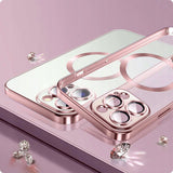 Tech Protect Magshine Magsafe Iphone 13 Rose Guld