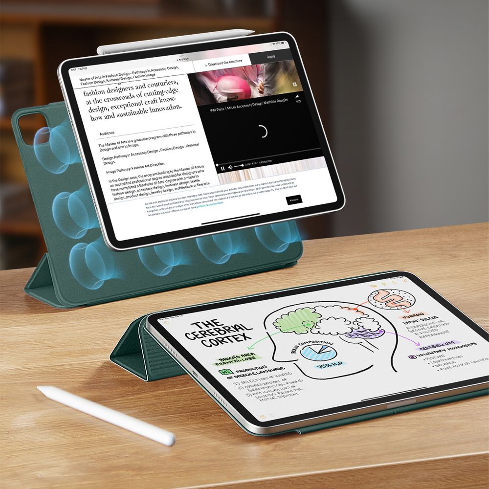 Esr Rebound Magnetisk Ipad Pro 12.9” 4 / 5 / 6 / 2020 2022 / Air 13” 1 / 2 / 3 2024 2026 Forest Green