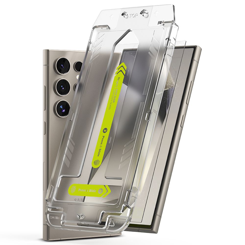 Hærdet Glas Ringke Easy Slide 2 Pack Galaxy S24 Ultra Clear