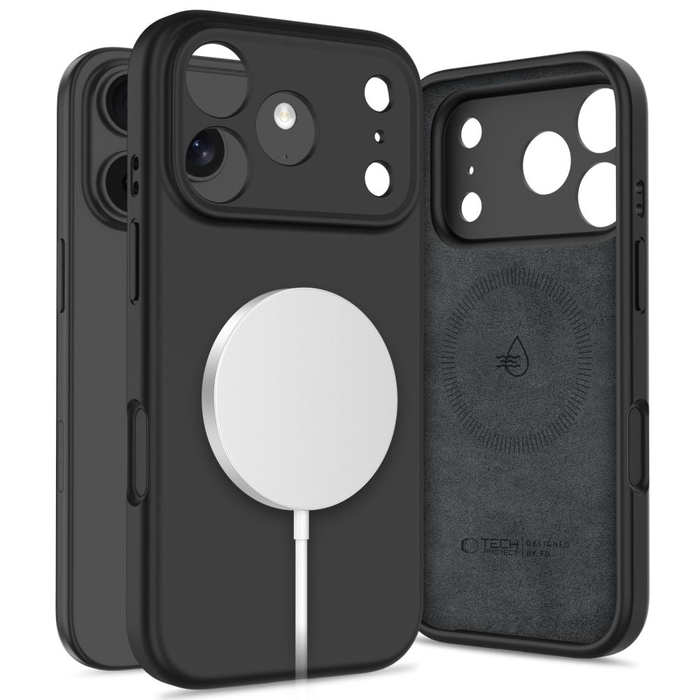 Tech Protect Silikone Magsafe Iphone 17 Pro Max Sort