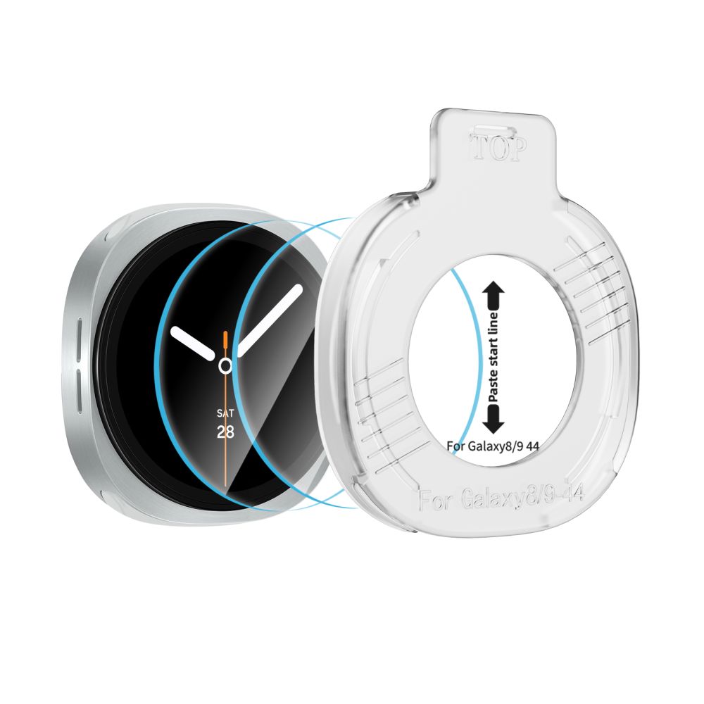 Hærdet Glas Tech Protect Easy Set+ 2 Pack Samsung Galaxy Watch 8/9 (44 Mm) Klar