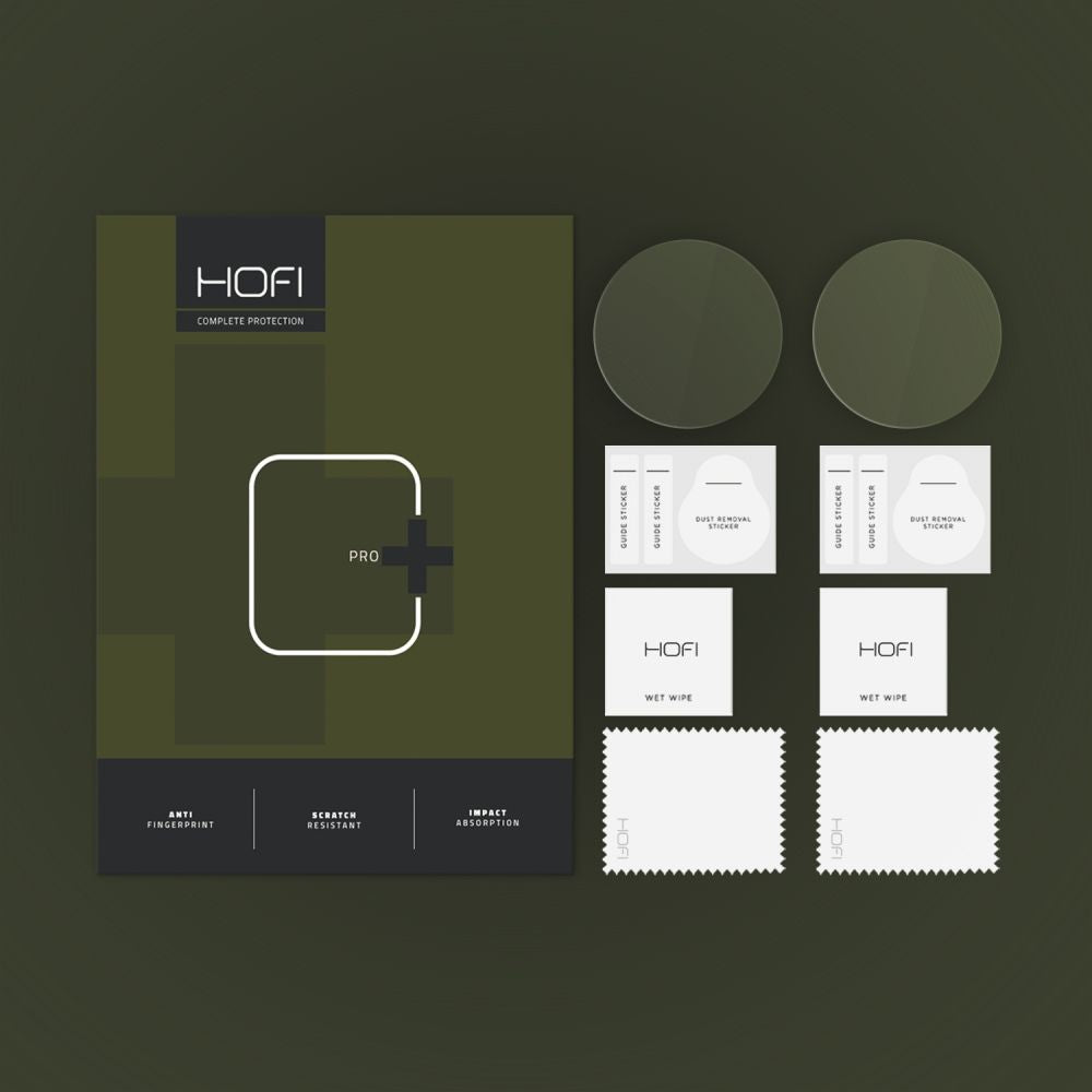 Hærdet Glas Hofi Glass Pro+ 2 Pack Amazfit T Rex 3 Clear