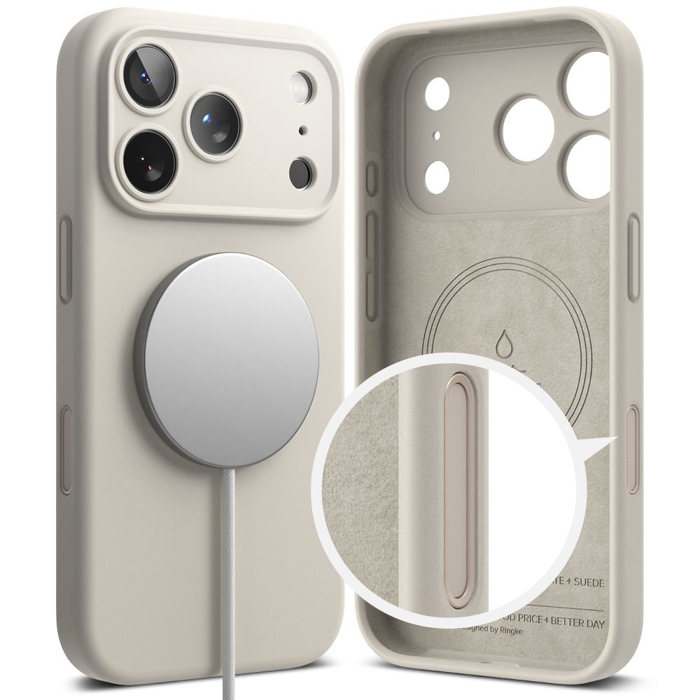 Ringke Silikone Magnetisk Magsafe Iphone 17 Pro Sten