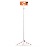 Tech Protect L10 S Magsafe Bluetooth Selfie Stick Stativ Lyserød/Grå