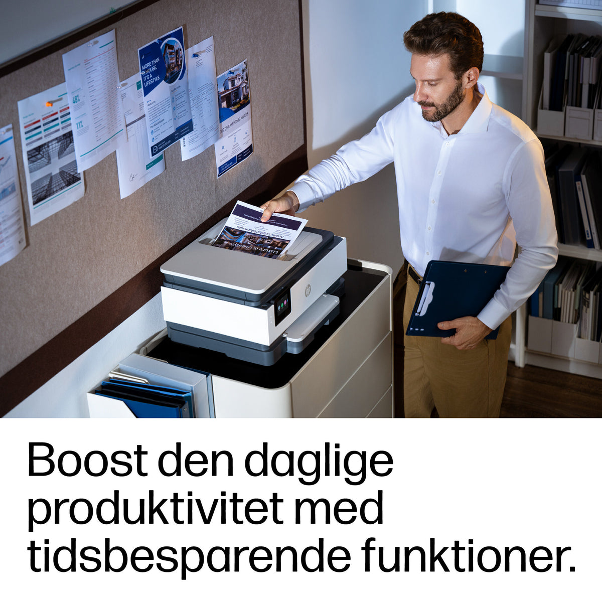 HP OfficeJet Pro 8124e Trådløst All-in-One Farve Printer, Instant Ink; 2-sidet printning