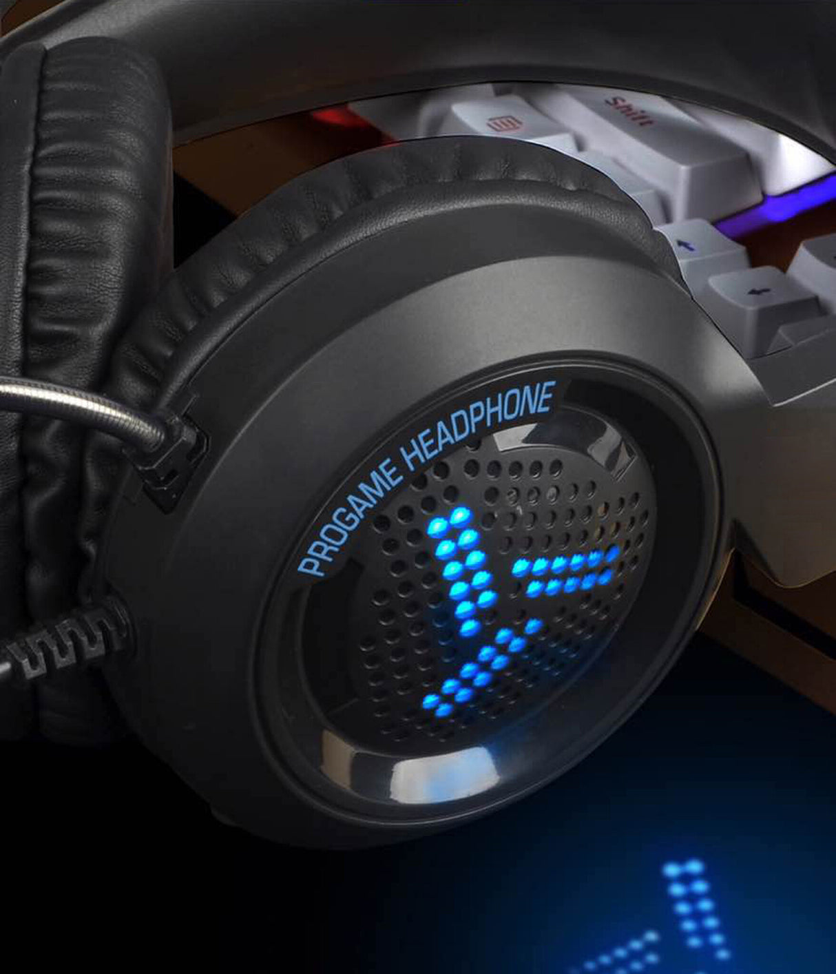 Varr VH8020 hovedtelefoner/headset Ledningsført Spil Sort