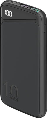 goobay Powerbank 10000mAh 2xUSB-A 1xUSB-C Sort