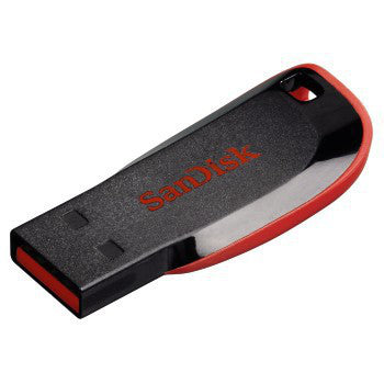 SanDisk Cruzer Blade 32GB USB 2.0 USB stick Sort Rød