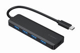 Gembird UHB-CM-U3P4P-01 interface hub USB 3.2 Gen 1 (3.1 Gen 1) Type-C Sort