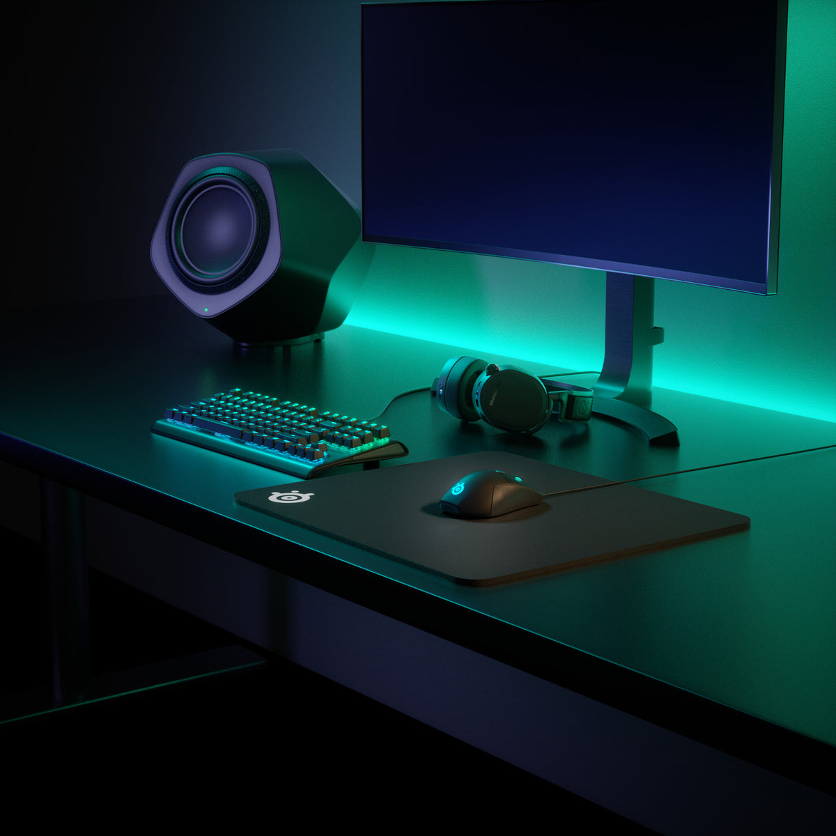 Steelseries QcK Gaming musemåtte Sort