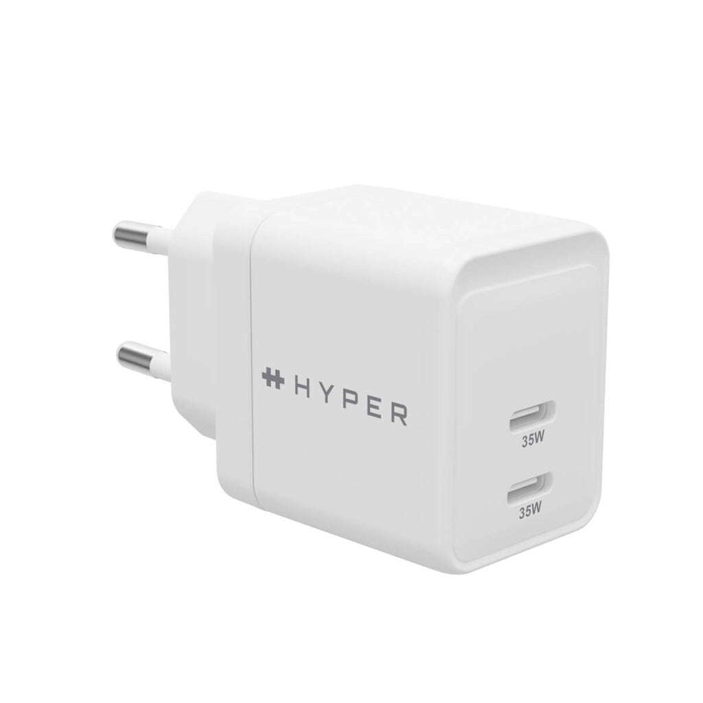HYPER HJG35EU oplader til mobil enhed Hovedtelefoner, Headset, Smartphone, Ur Hvid Vekselstrøm Hurtig opladning Indendørs