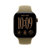 Apple Watch Series 12 GPS 42mm Dark Bronze Aluminium Case with Olive Sport Band - M/L