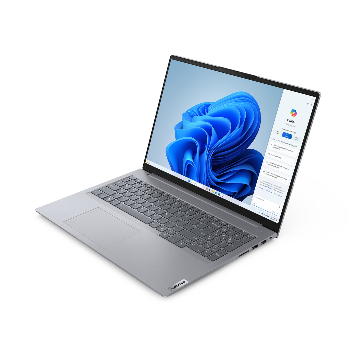 Lenovo ThinkBook 16 G7 ARP AMD Ryzen™ 5 7535HS Laptop 40,6 cm (16") WUXGA 16 GB DDR5-SDRAM 512 GB SSD Wi-Fi 6E (802.11ax) Windows 11 Pro Engelsk Grå