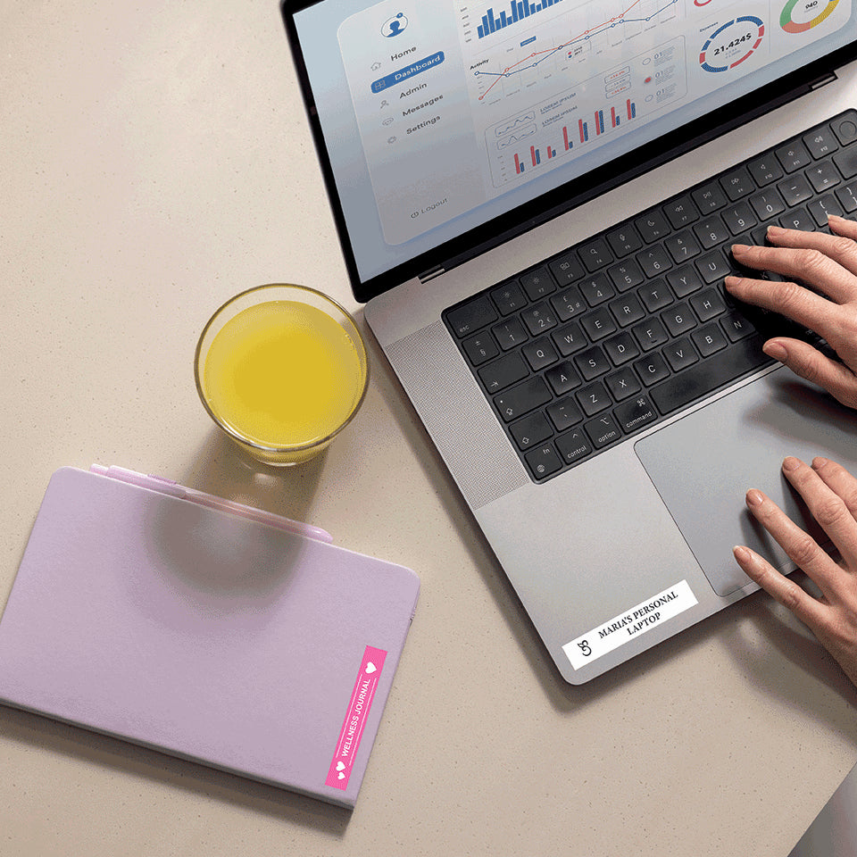 Brother BTAG-231 etiketbånd Sort på hvid