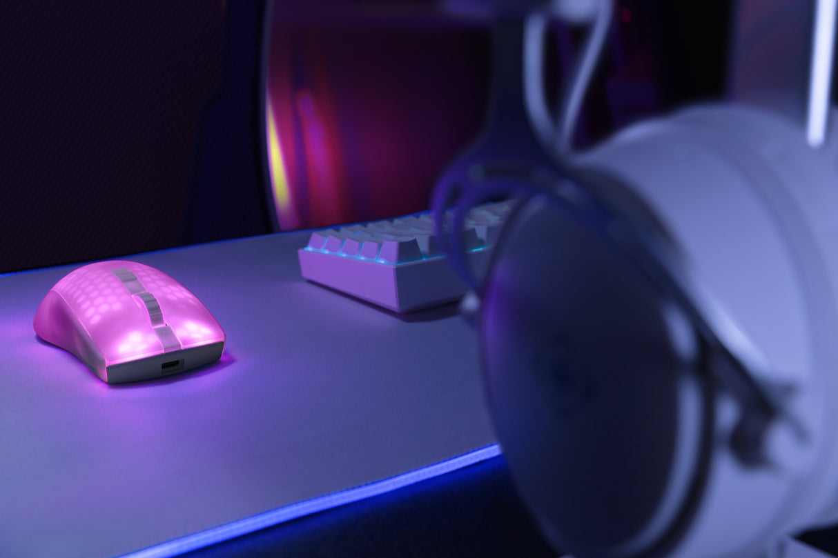 Deltaco Gaming WM89 wireless ultralight mouse, white