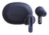 Sudio N3PROBLU hovedtelefoner/headset Trådløs I ørerne Opkald/musik Bluetooth Sort