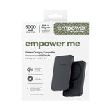 empower by PanzerGlass Trådløs power bank 5000mAh 15Watt 1xUSB-C Space Black
