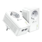 TP-Link TL-PA7027P V1 Starter Kit Powerline-adaptersæt 2-port switch 1000Mbps Kabling