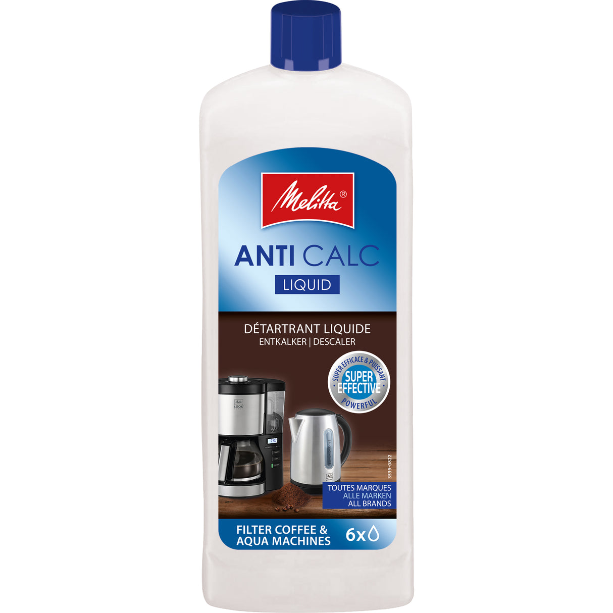Melitta Anti Calc 250 ml flydende afkalkningmiddel